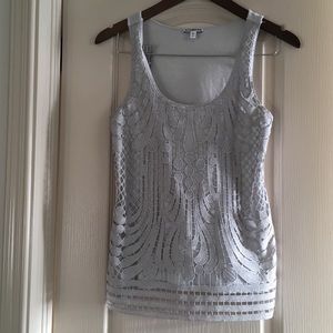 [S] Express Tank - Dove Gray with Silver Details